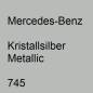 Preview: Mercedes-Benz, Kristallsilber Metallic, 745.